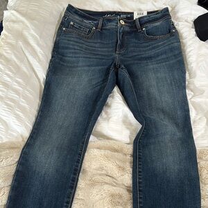 Women's Blue Jeans INC mid rise skinny leg